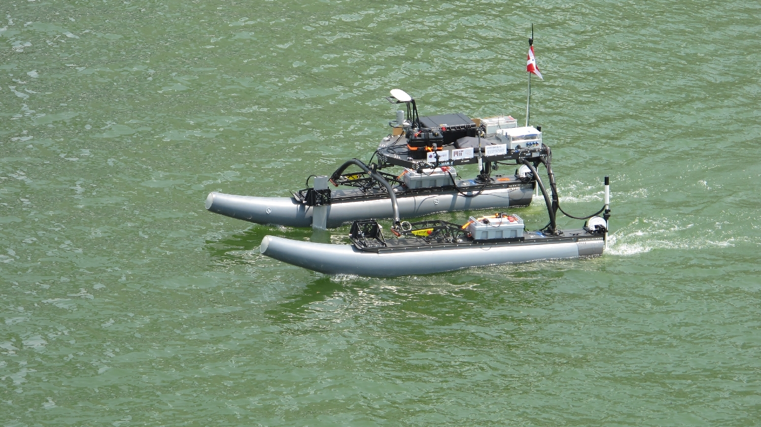 MIT REx vehicle on the water